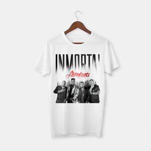 Aventura Immortal Tour T-Shirt White Size XL